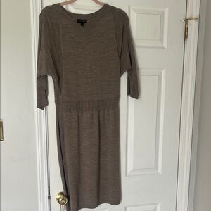 The Limited Long Sleeve Brown Dress